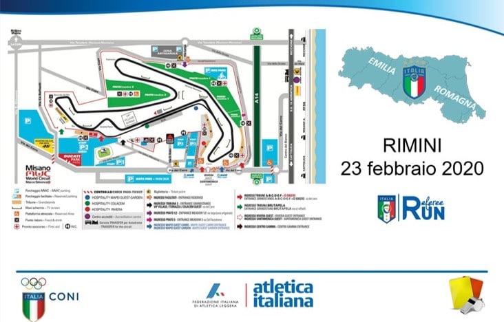 In pista a Misano per la quarta tappa della RefereeRUN 1